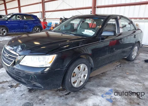 2010 Hyundai Sonata Gls z USA, uszkodzony, nr VIN 5NPET4AC8AH615557